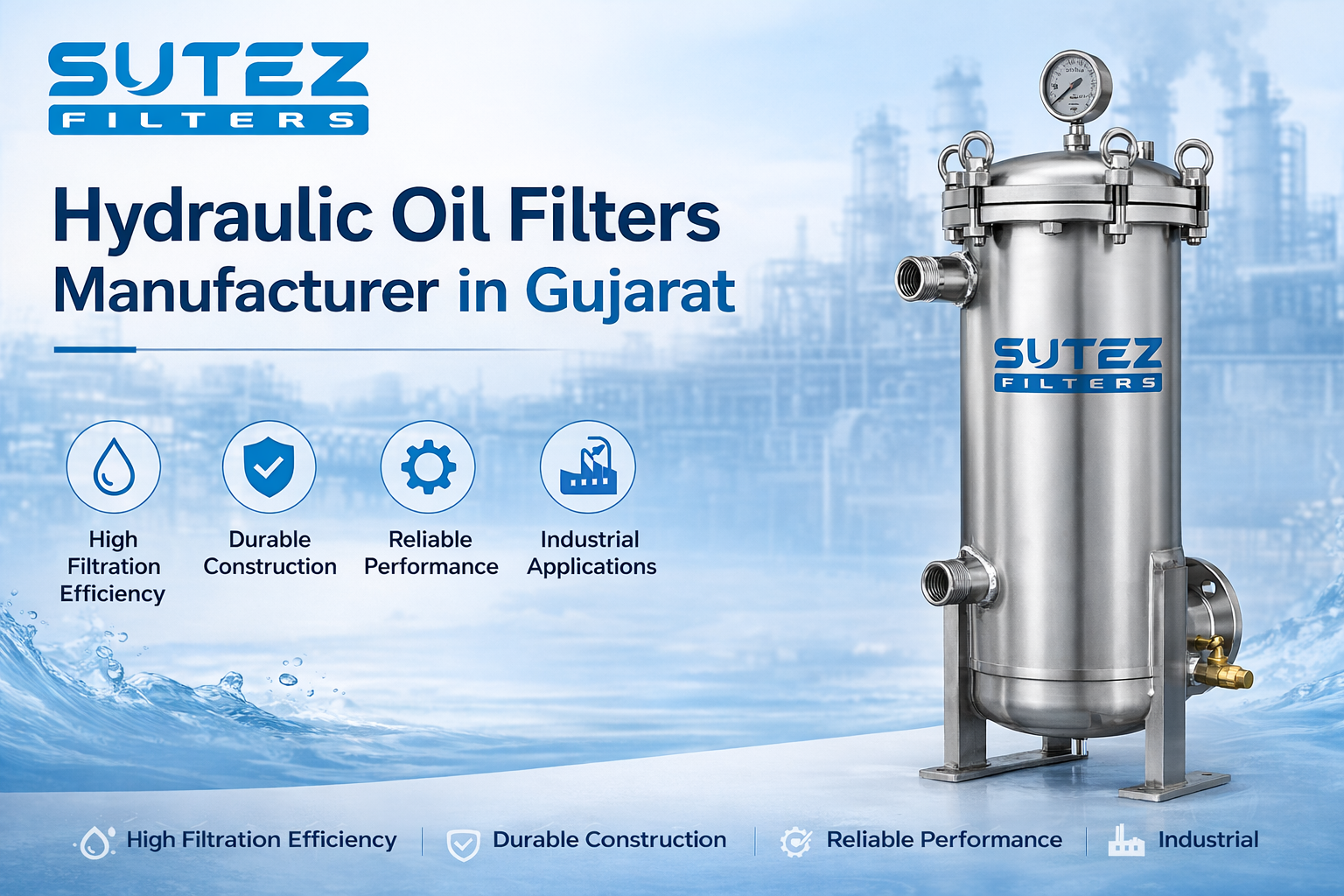 Hydraulic Oil Filters Manufacturer in Gujarat